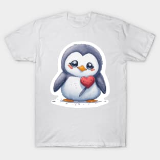 Minimal Cute Baby Penguin T-Shirt